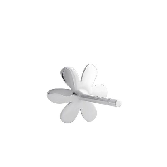 New Sterling Silver Daisy Flower Stud Earrings - Picture 4 of 4